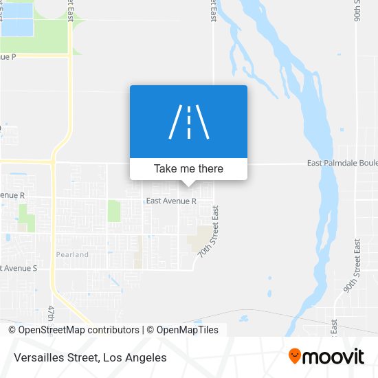 Versailles Street map