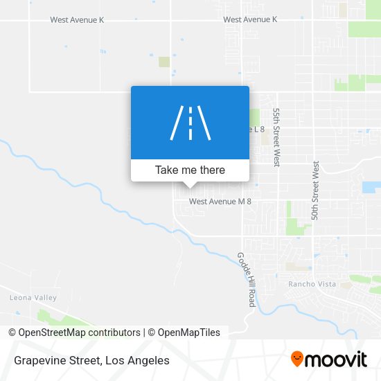 Grapevine Street map