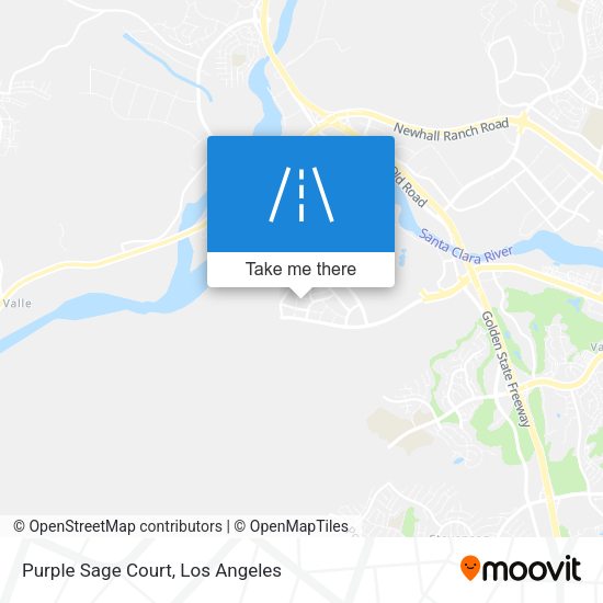 Purple Sage Court map