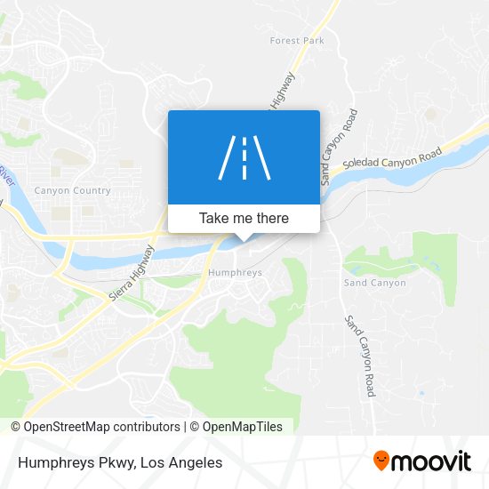 Mapa de Humphreys Pkwy