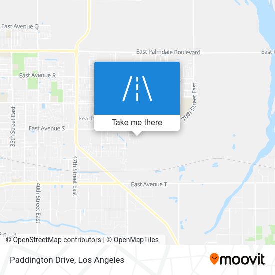 Paddington Drive map