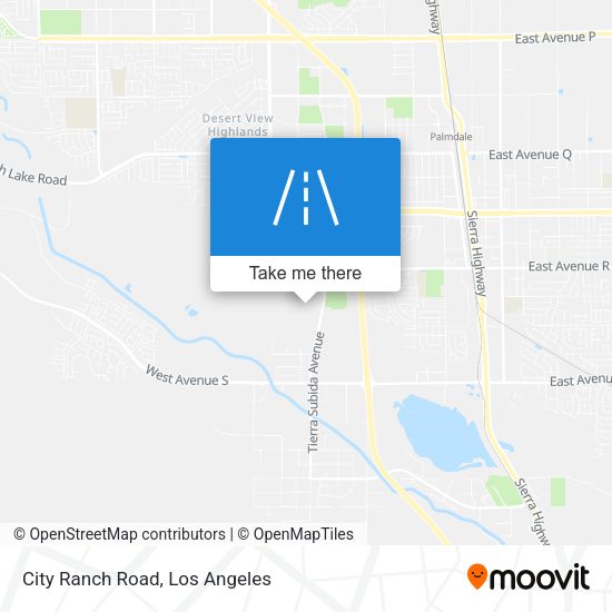 Mapa de City Ranch Road