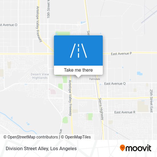 Division Street Alley map