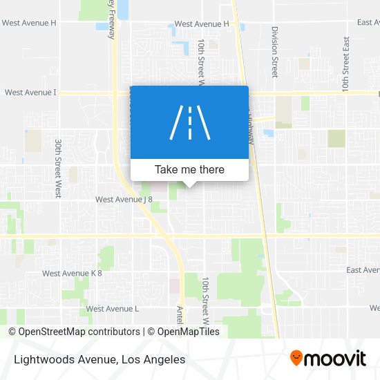 Mapa de Lightwoods Avenue