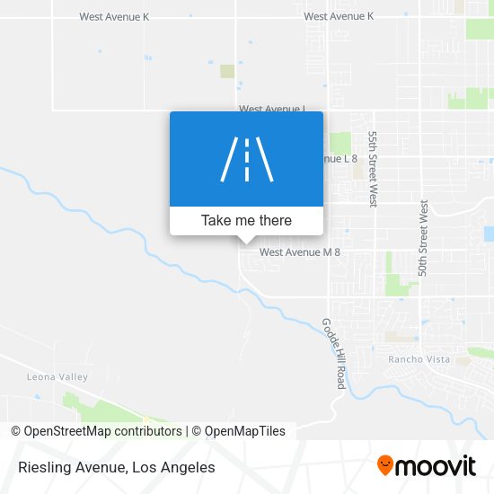 Riesling Avenue map