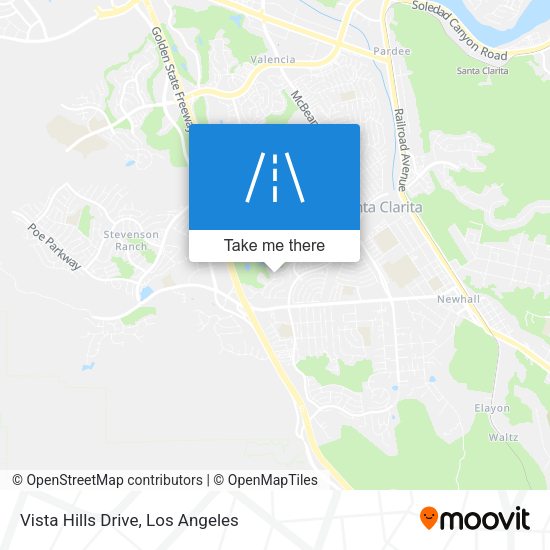 Vista Hills Drive map