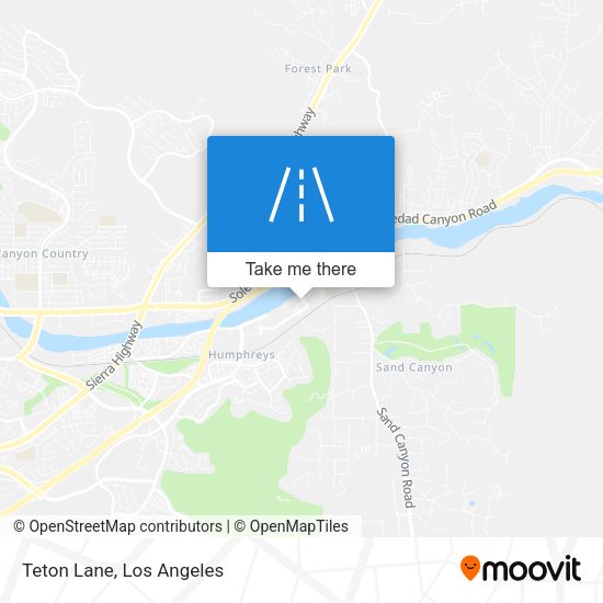 Mapa de Teton Lane