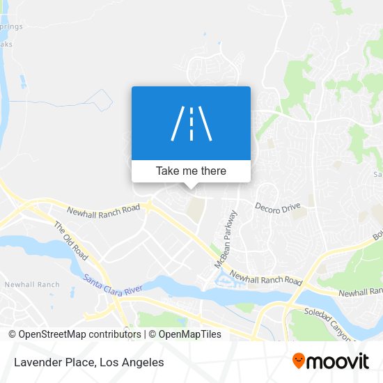 Mapa de Lavender Place
