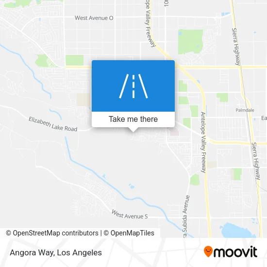 Angora Way map