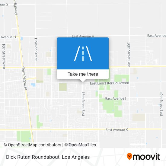 Mapa de Dick Rutan Roundabout