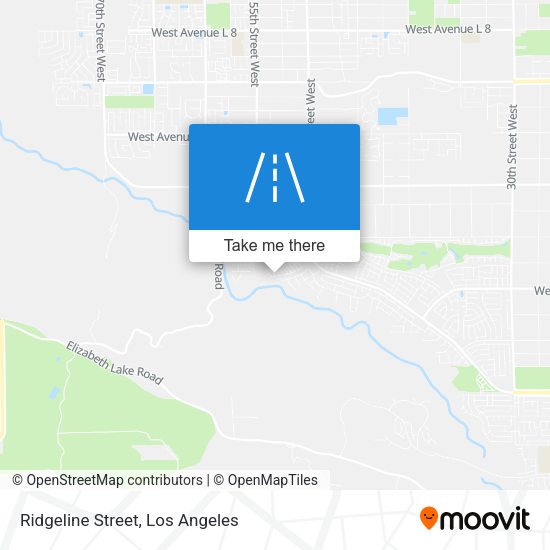 Mapa de Ridgeline Street