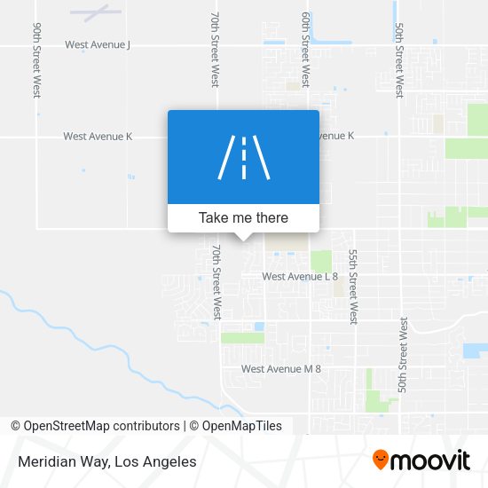 Mapa de Meridian Way