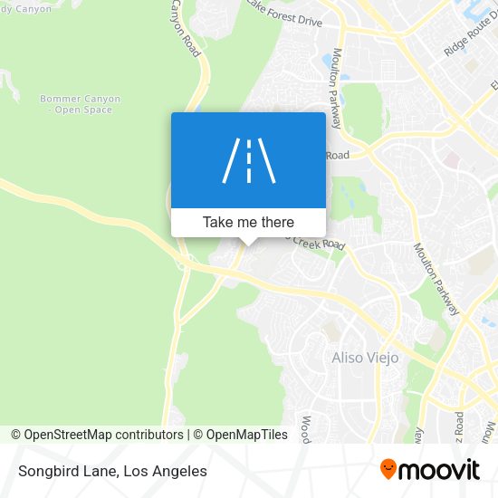 Mapa de Songbird Lane