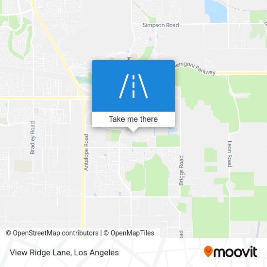 View Ridge Lane map