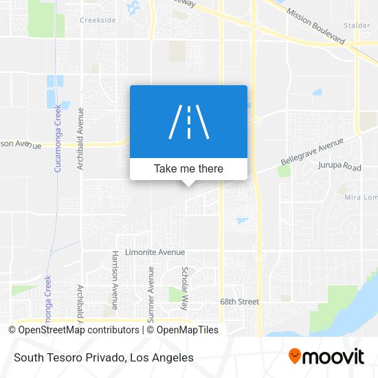 South Tesoro Privado map