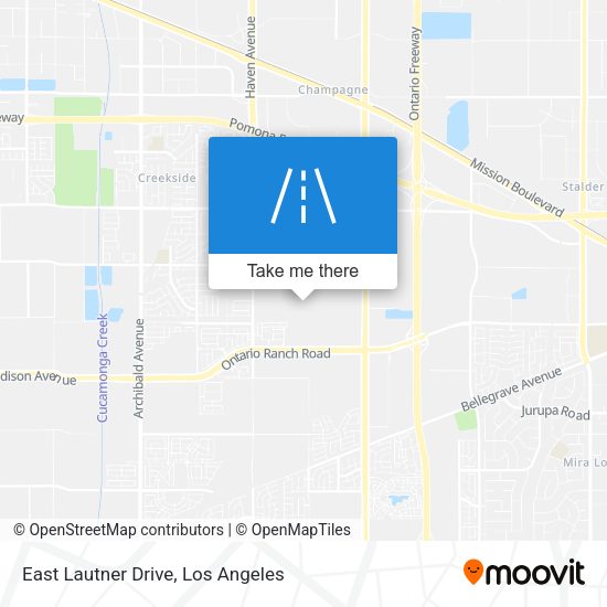 East Lautner Drive map