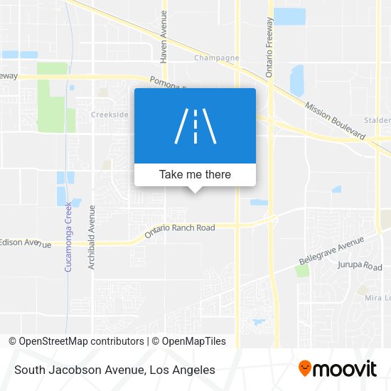 South Jacobson Avenue map