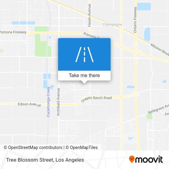 Mapa de Tree Blossom Street