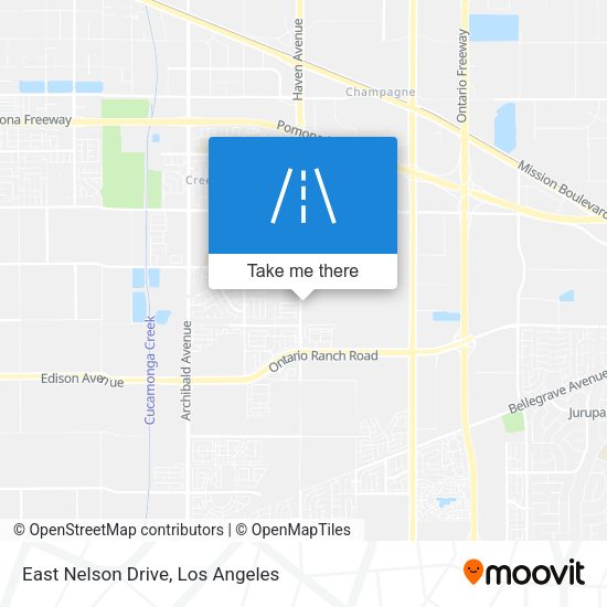 East Nelson Drive map