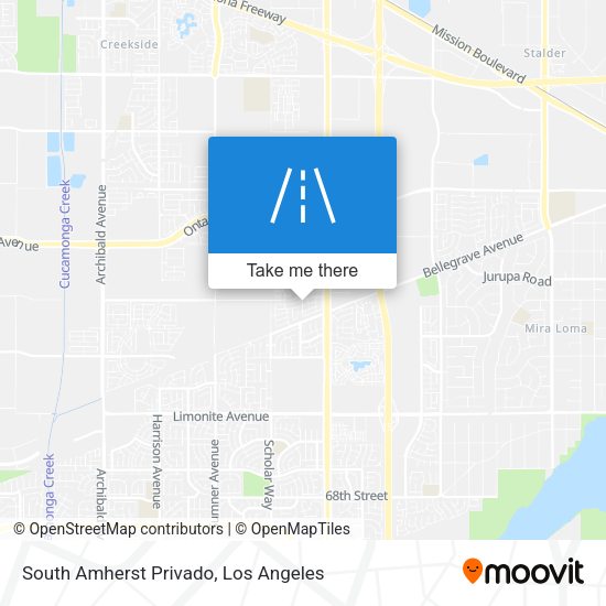 South Amherst Privado map