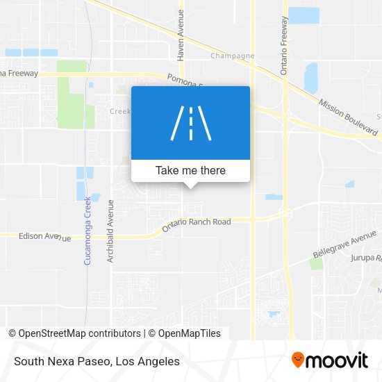 South Nexa Paseo map