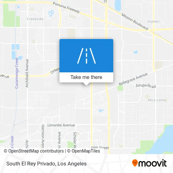 South El Rey Privado map