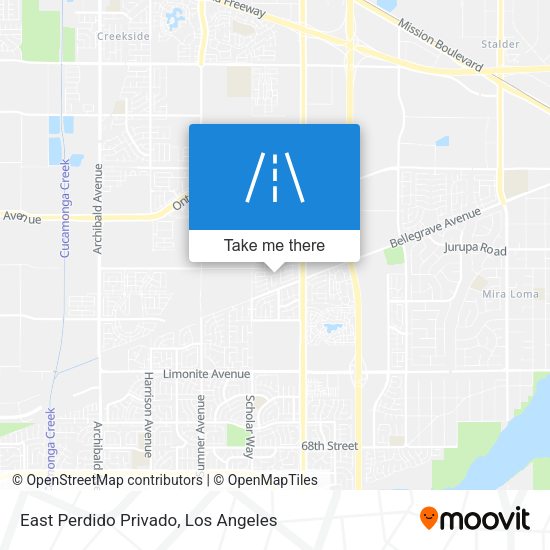 Mapa de East Perdido Privado