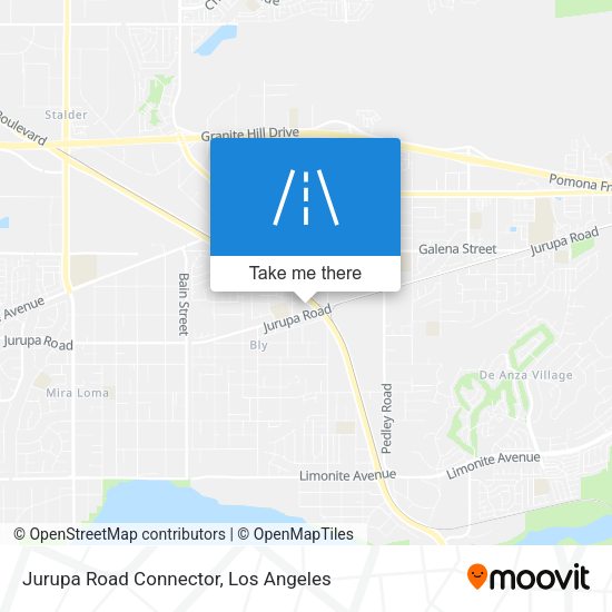 Jurupa Road Connector map