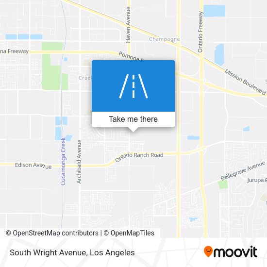 South Wright Avenue map