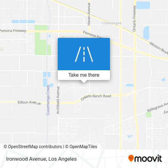 Ironwood Avenue map