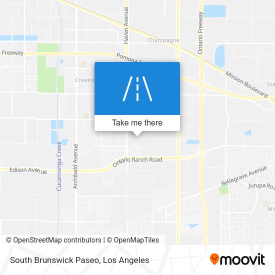 South Brunswick Paseo map