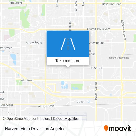 Mapa de Harvest Vista Drive
