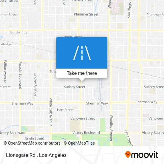 Lionsgate Rd. map