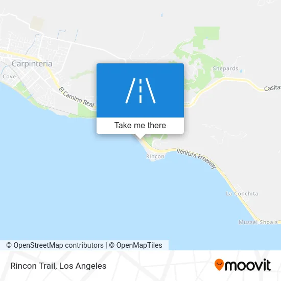 Rincon Trail map