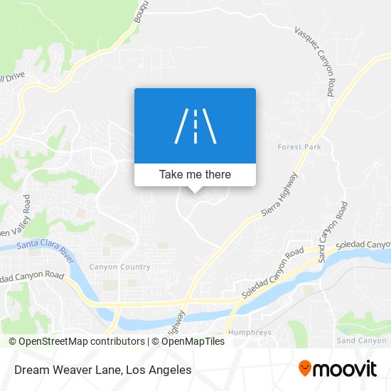 Dream Weaver Lane map