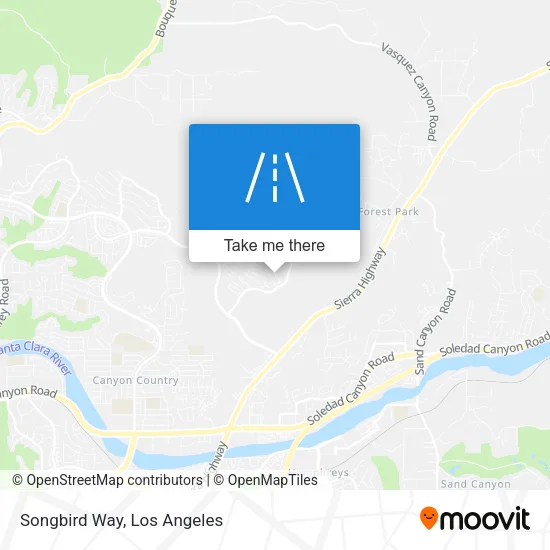 Songbird Way map