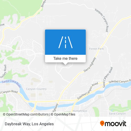 Mapa de Daybreak Way