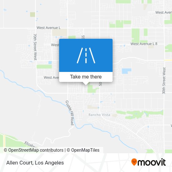 Mapa de Allen Court