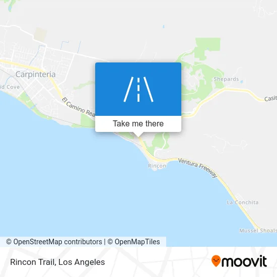 Rincon Trail map