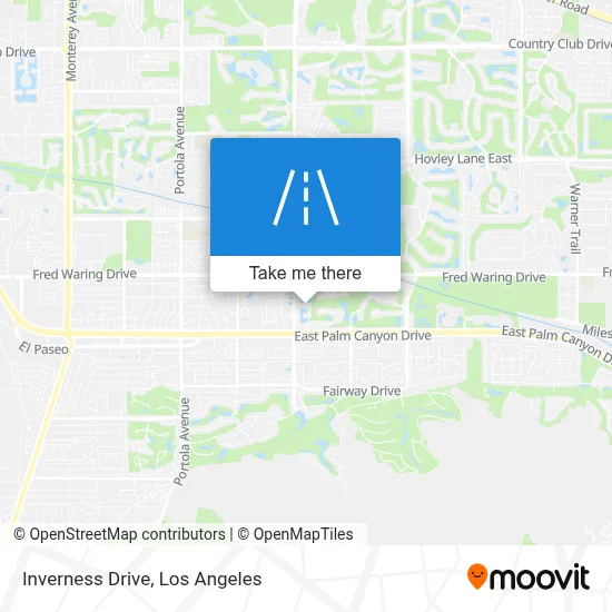 Inverness Drive map