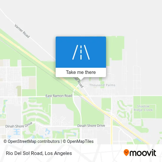 Rio Del Sol Road map