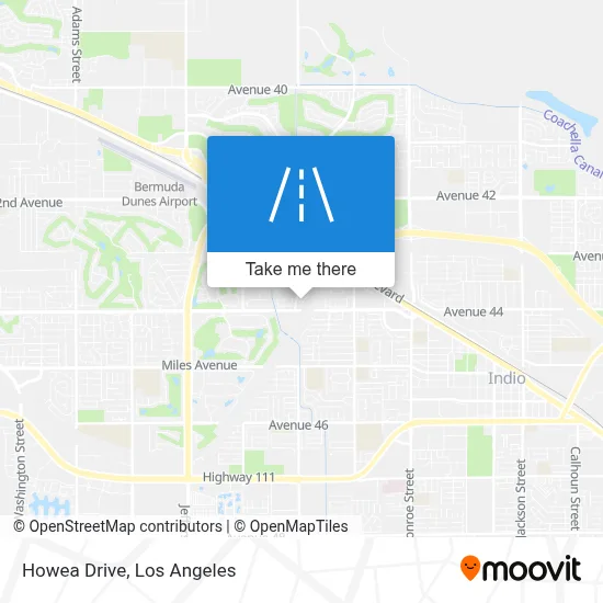 Howea Drive map