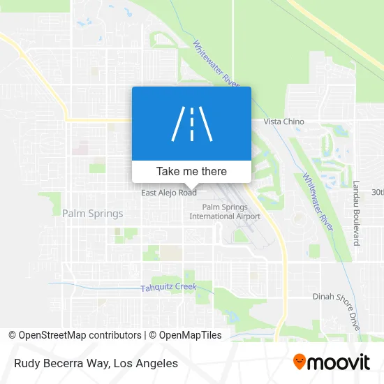 Rudy Becerra Way map