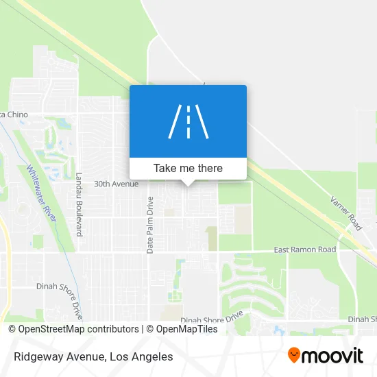Ridgeway Avenue map
