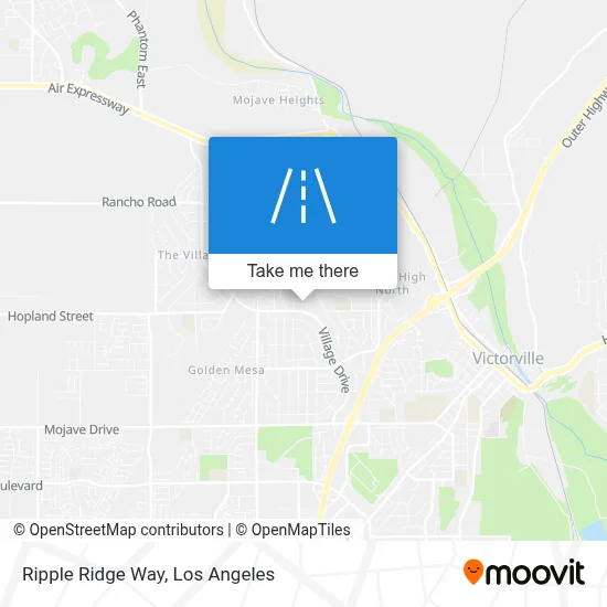 Ripple Ridge Way map