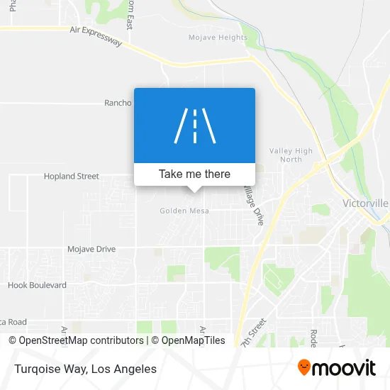 Turqoise Way map
