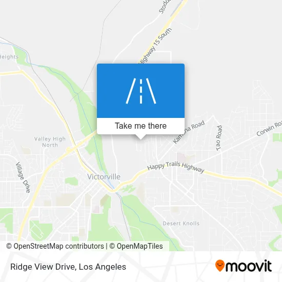 Ridge View Drive map