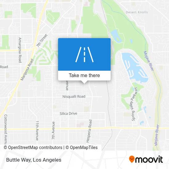 Buttle Way map