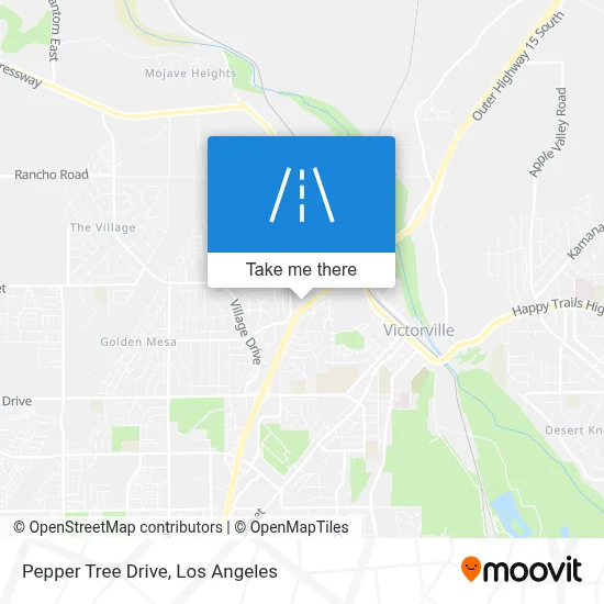 Pepper Tree Drive map