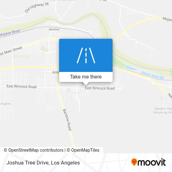 Joshua Tree Drive map